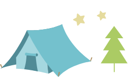 キャンプのイラスト